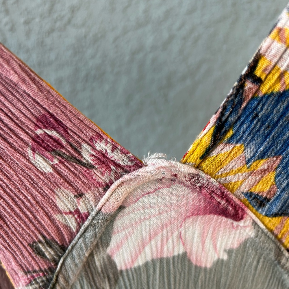 Women’s Sacred Threads Patchwork Boho Overalls Sz… - image 9